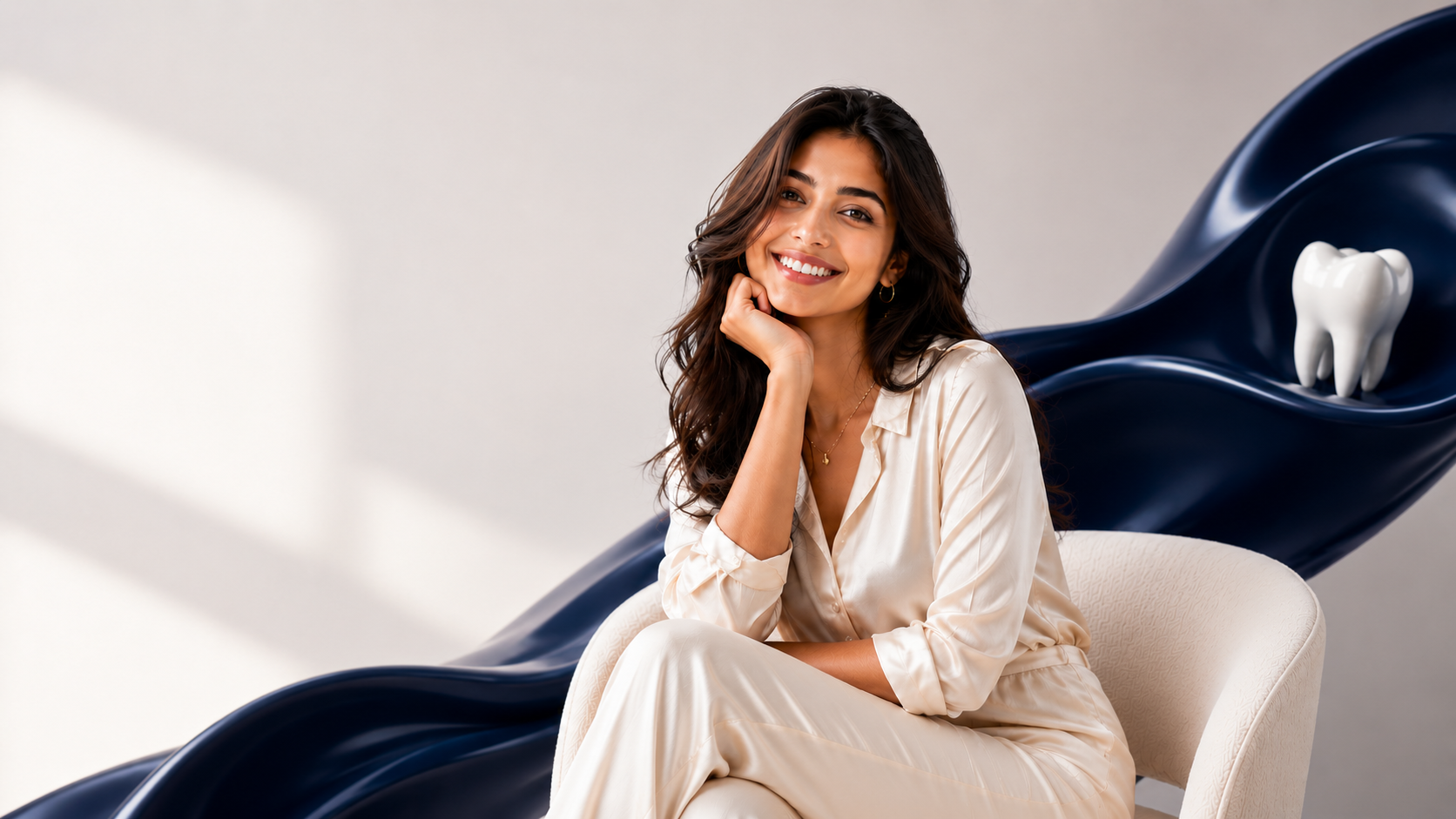 Patient with a radiant smile at Advanced & Comfort Dentistry