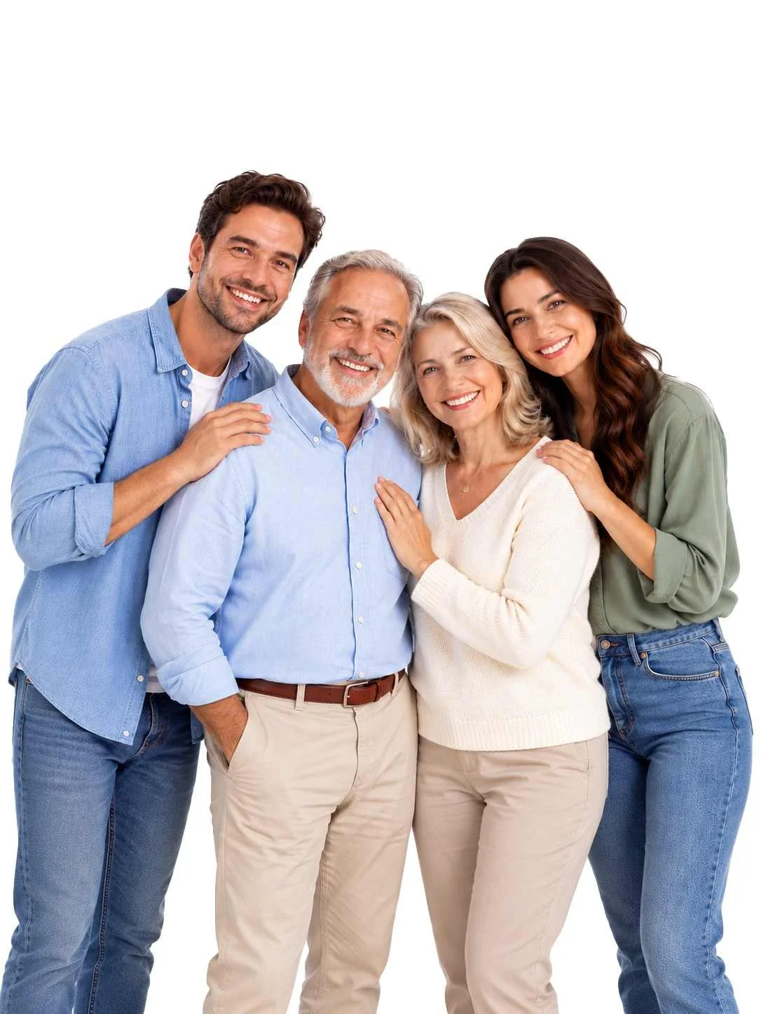 Multi-generational family at Advanced & Comfort Dentistry